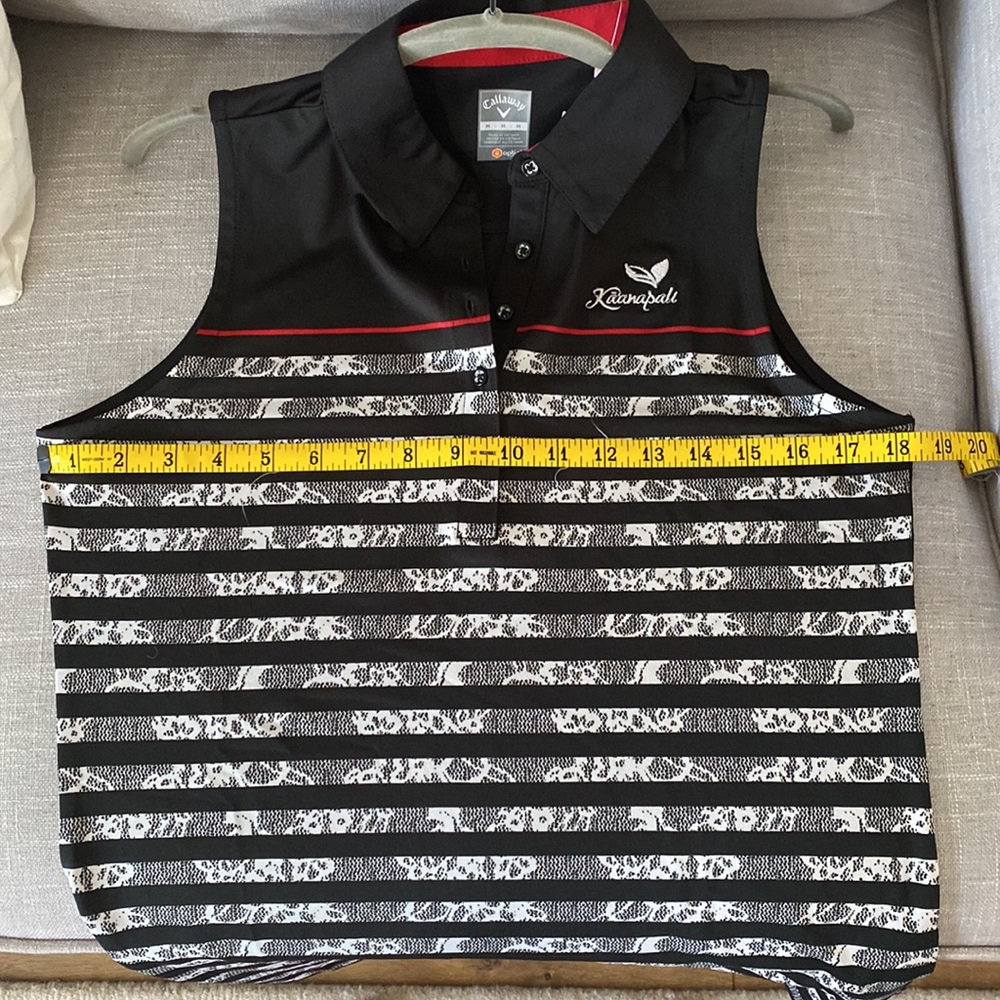Callaway Kaanapali ladies golf shirt, sleeveless - Picture 8 of 12